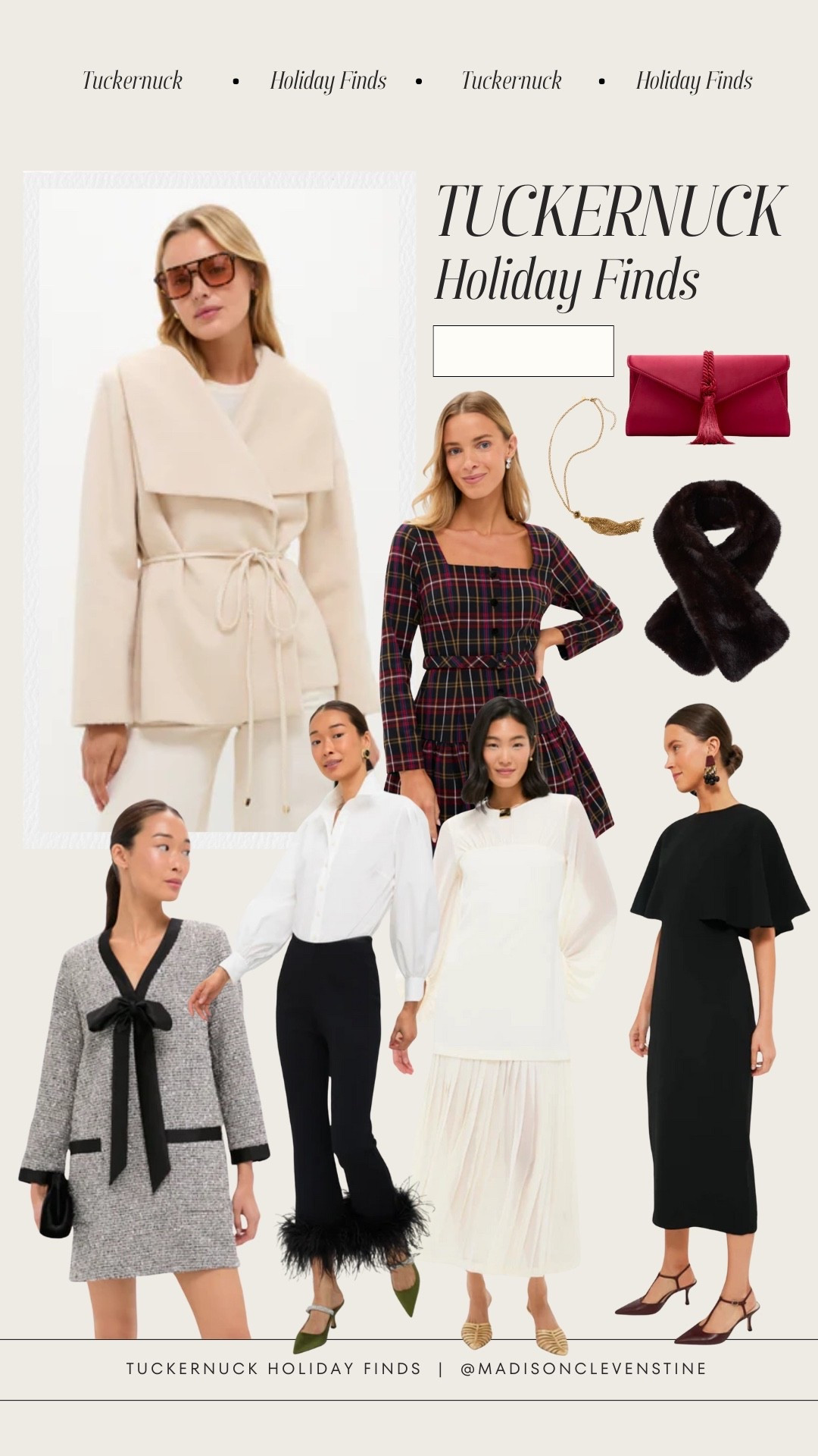 My favorite Tuckernuck finds for the season — classic, chic, and perfect for every festive occasion! ❤️ #Tuckernuck #HolidayStyle #WinterWardrobe #ChicAndClassic #HolidayOutfits #LTKHoliday #LTKWinter #LTKFinds #LTKStyle #LTKWomen #OOTDinspo #HolidayFashion #WinterStyle #PreppyStyle #ElegantLooks #TimelessStyle #WinterOutfitIdeas #ClassicStyle #LTKGiftGuide #HolidayLooks

#LTKStyleTip #LTKGiftGuide #LTKHoliday