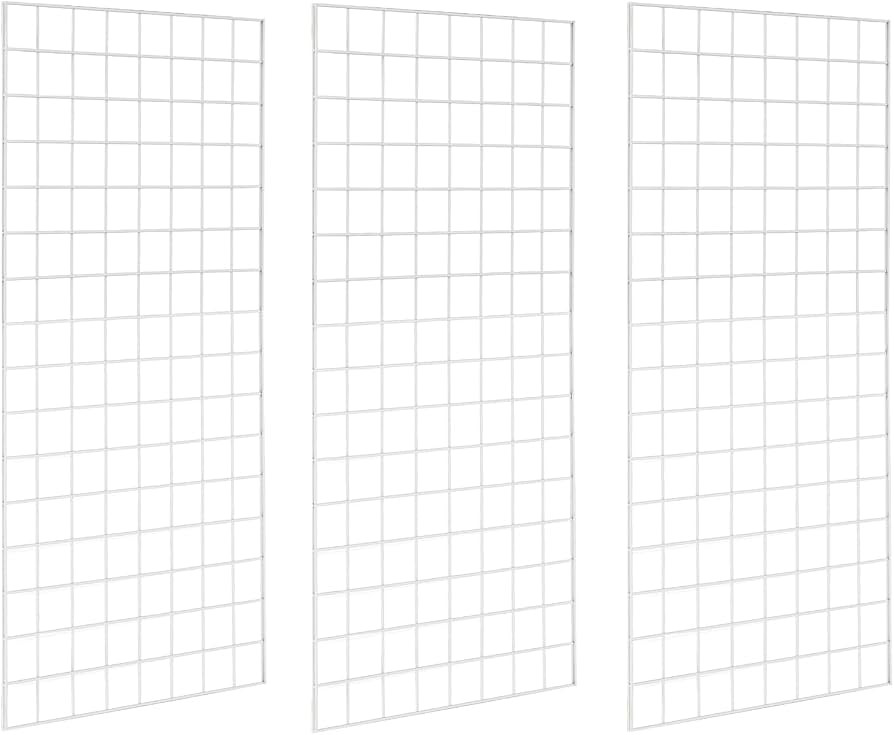 Grid Wall Commercial Grade Gridwall Panels – Heavy Duty Grid Panel for Any Retail Display Wall ... | Amazon (US)