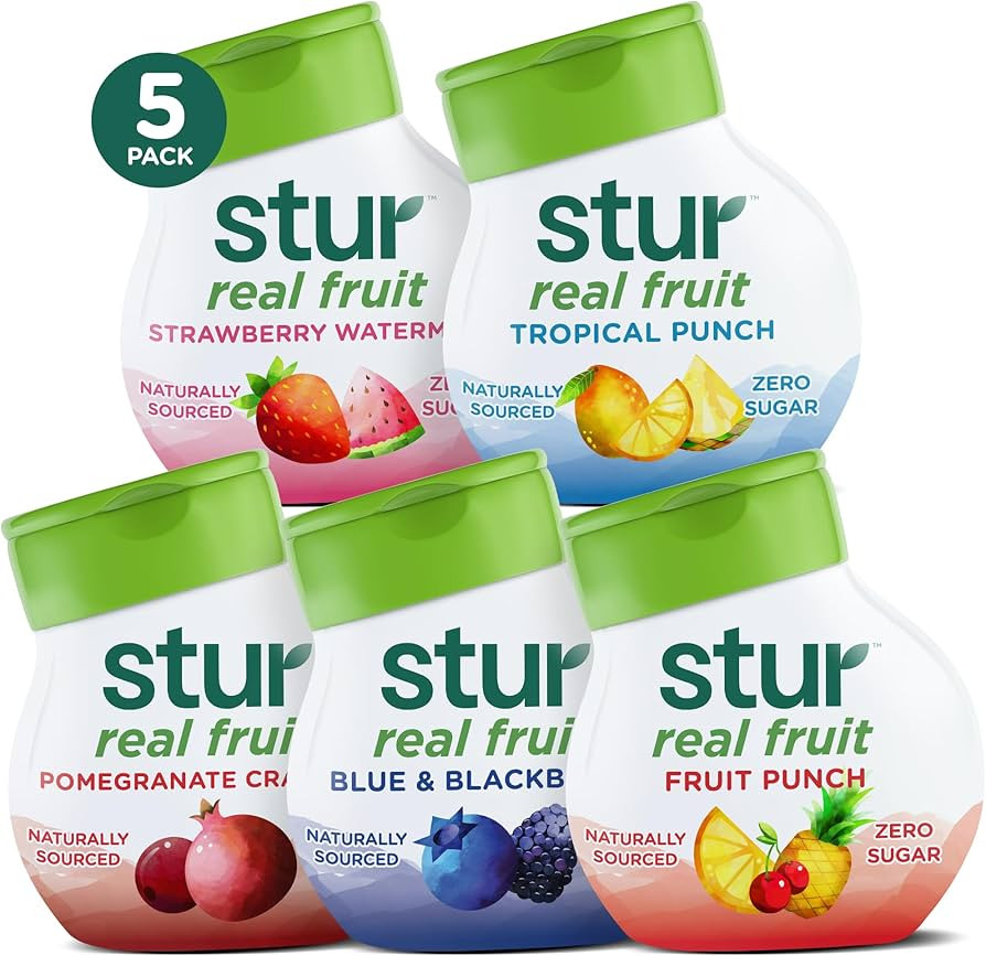Stur Liquid Water Enhancer | Classic Variety Pack | Naturally Sweetened | High in Vitamin C & Ant... | Amazon (US)