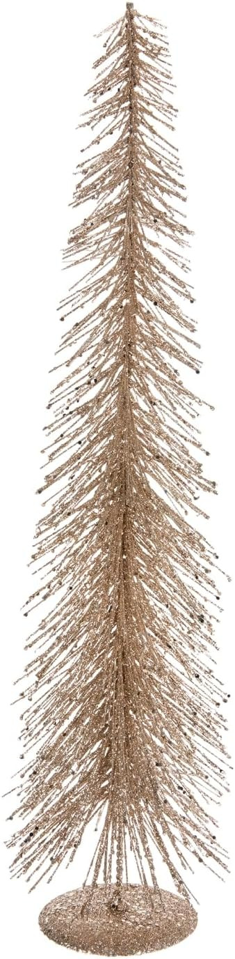 Hobby Lobby Champagne Glitter Bottle Brush Tree | Amazon (US)