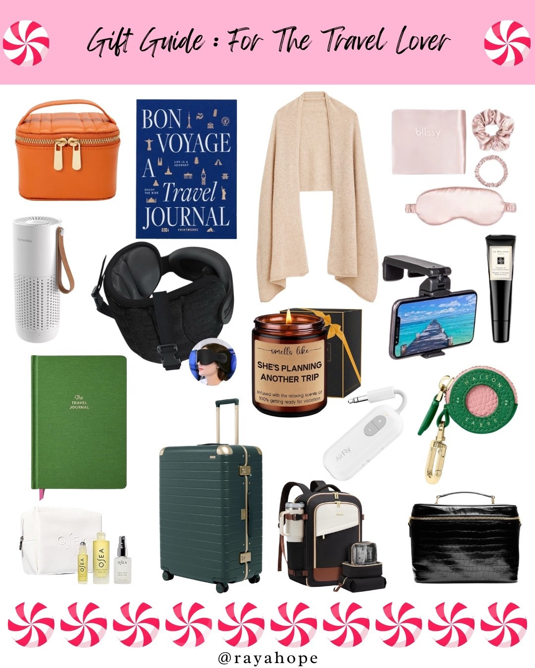 Gift Guide For The Travel Lover / Travel Gifts / Travel Gift Guide / Travel Lover Gift Guide / Gifts For Travelers

#LTKSeasonal #LTKGiftGuide #LTKHoliday