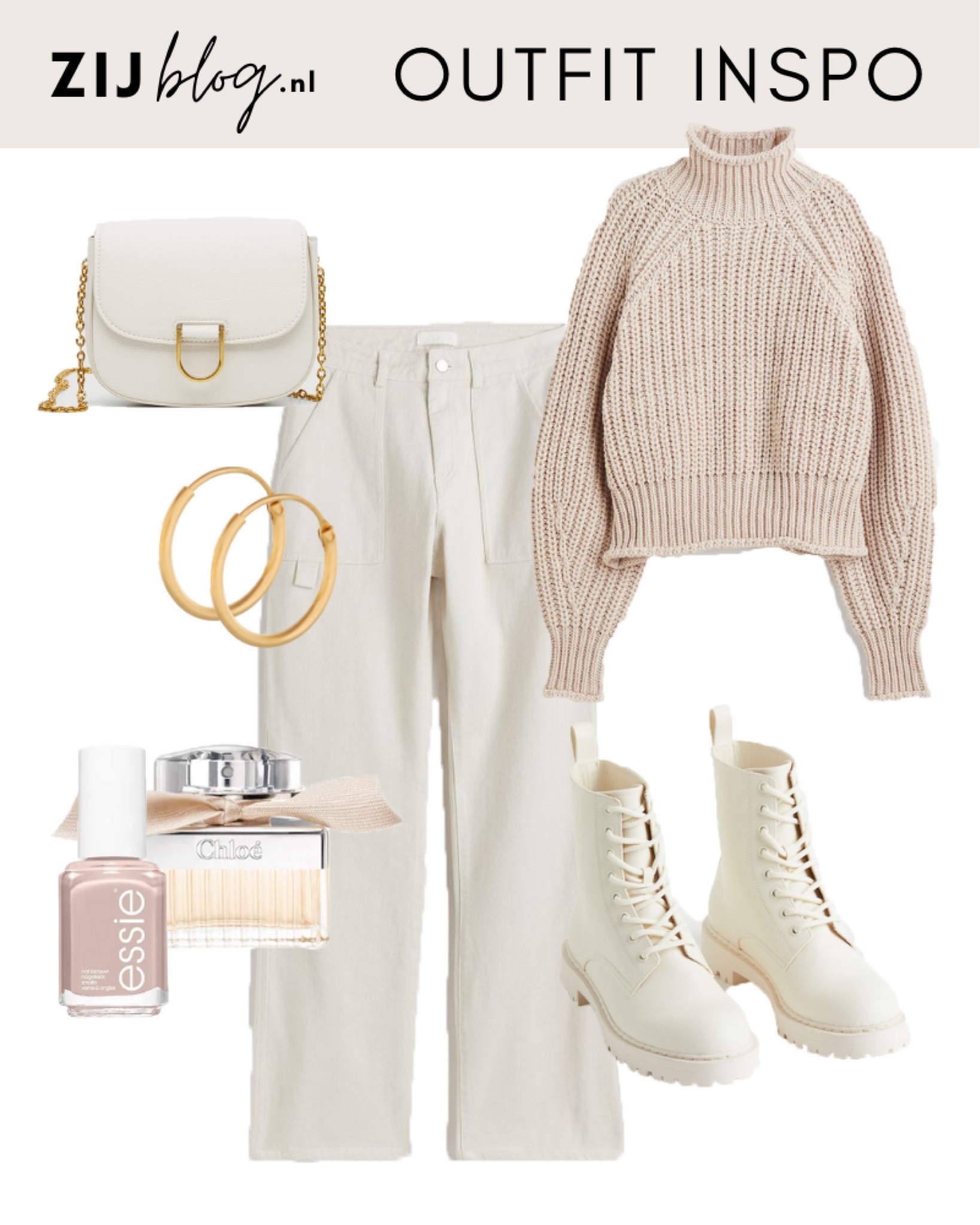 Zachte neutrale herfst outfit

Chunky trui, witte veterboots, boots, enkellaarzen, lichte broek, crossbody tas, gouden details, goud accenten, nude, najaar, hm, h&m, nederland, nederlands, outfit inspo, outfit inspiratie

#LTKunder100 #LTKeurope #LTKunder50
