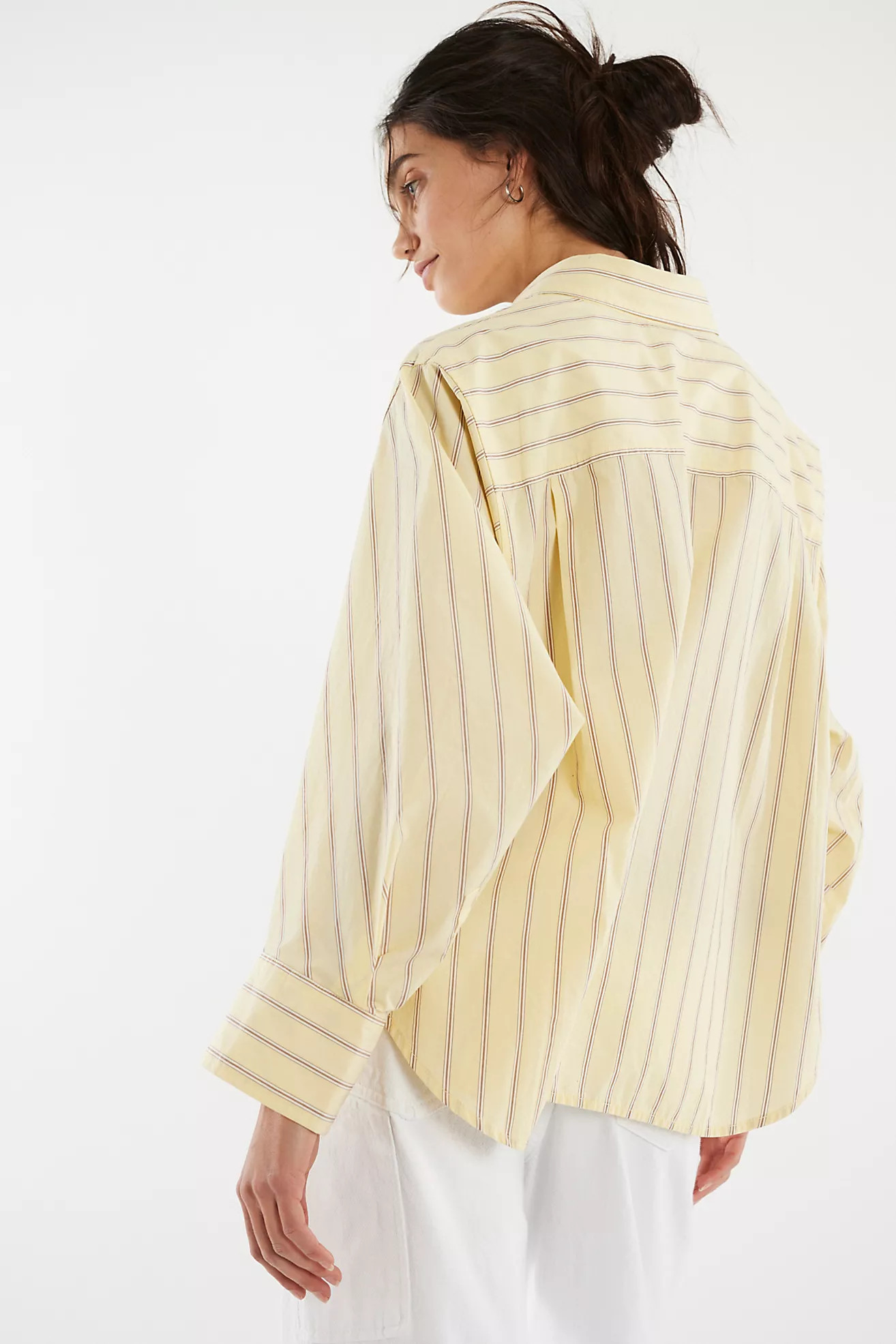 Sabine Striped Articulated Shirt | Free People (UK)