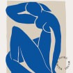 Matisse Nu Bleu Print, Blue Nude Poster, Matisse Exhibition, Female Body Art, Line Draw Art, Mini... | Etsy (US)