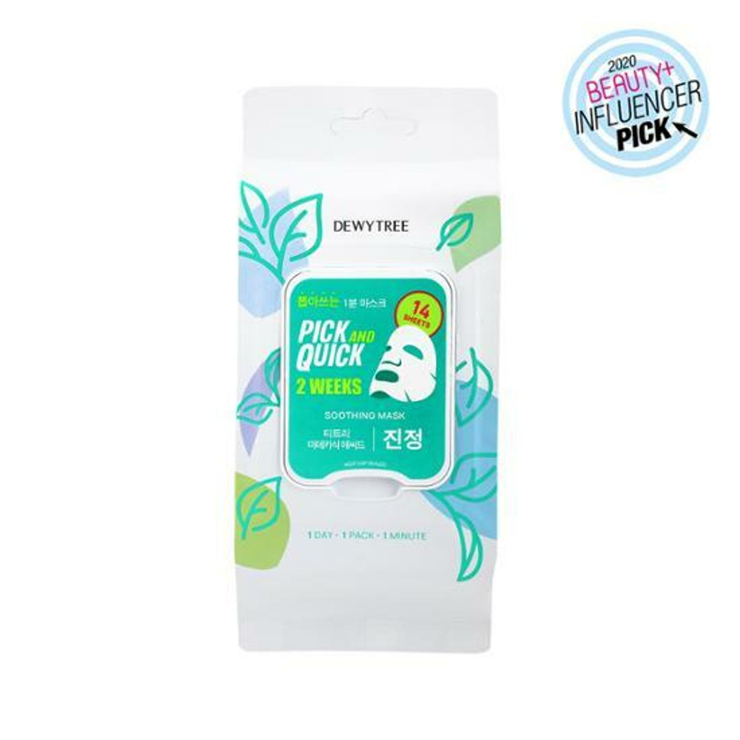 Dewytree Pick And Quick 2 Weeks Soothing Mask Sheet 14 Sheets | OLIVE YOUNG Global | Olive Young Global