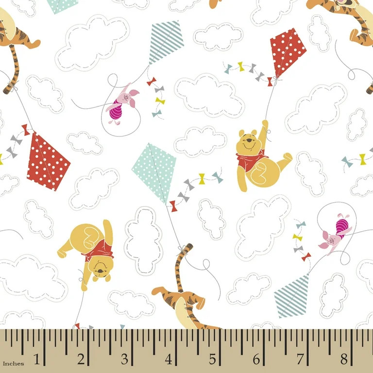 Springs Creative 18" x 22" Disney Pooh and Friends Cotton Fabric for Sewing | Walmart (US)