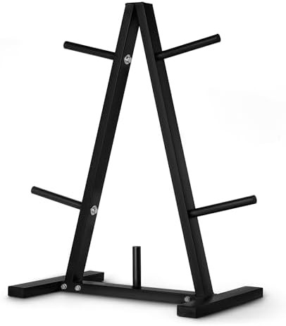 Amazon Basics Weight Plate Tree Rack | Amazon (US)