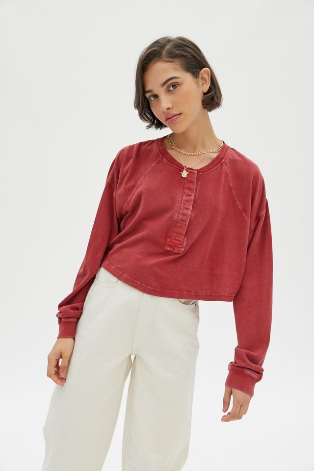 BDG Lily Boxy Henley Top | Urban Outfitters (US and RoW)