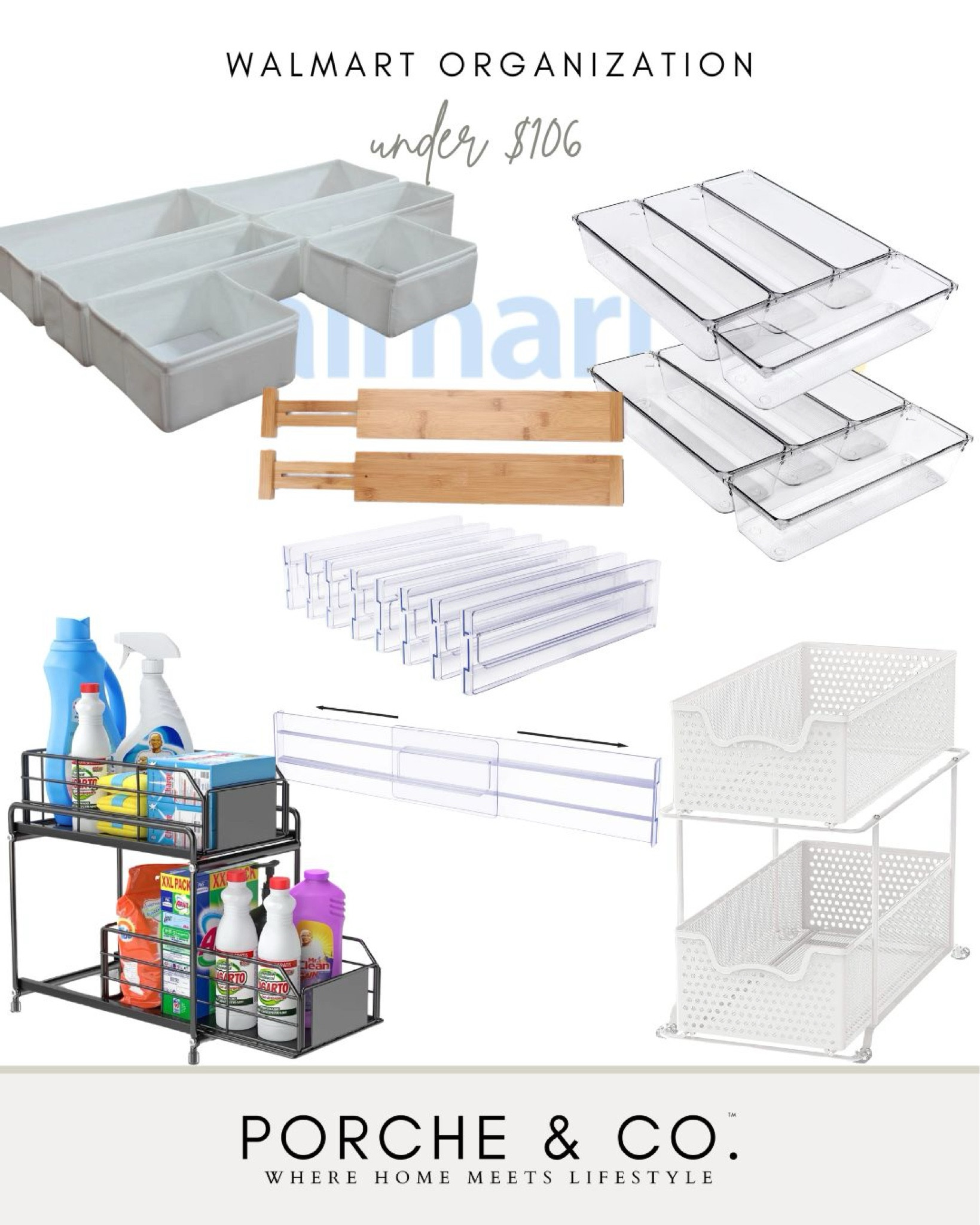 Walmart organization, new year organization, drawer organizer, under sink organization
#porcheandco #moodboard #visionboard

#LTKHome