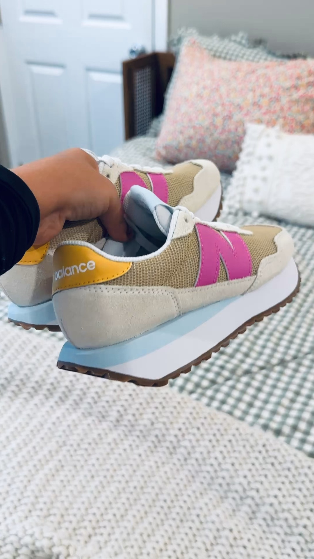 Cute + colorful New Balances! 

 