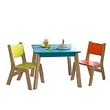 KidKraft Highlighter Children's Modern Table and Chair Set - Bright Colored Wooden Kid's Furniture,  | Amazon (US)