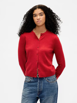CashSoft Crop Cardigan | Gap (US)
