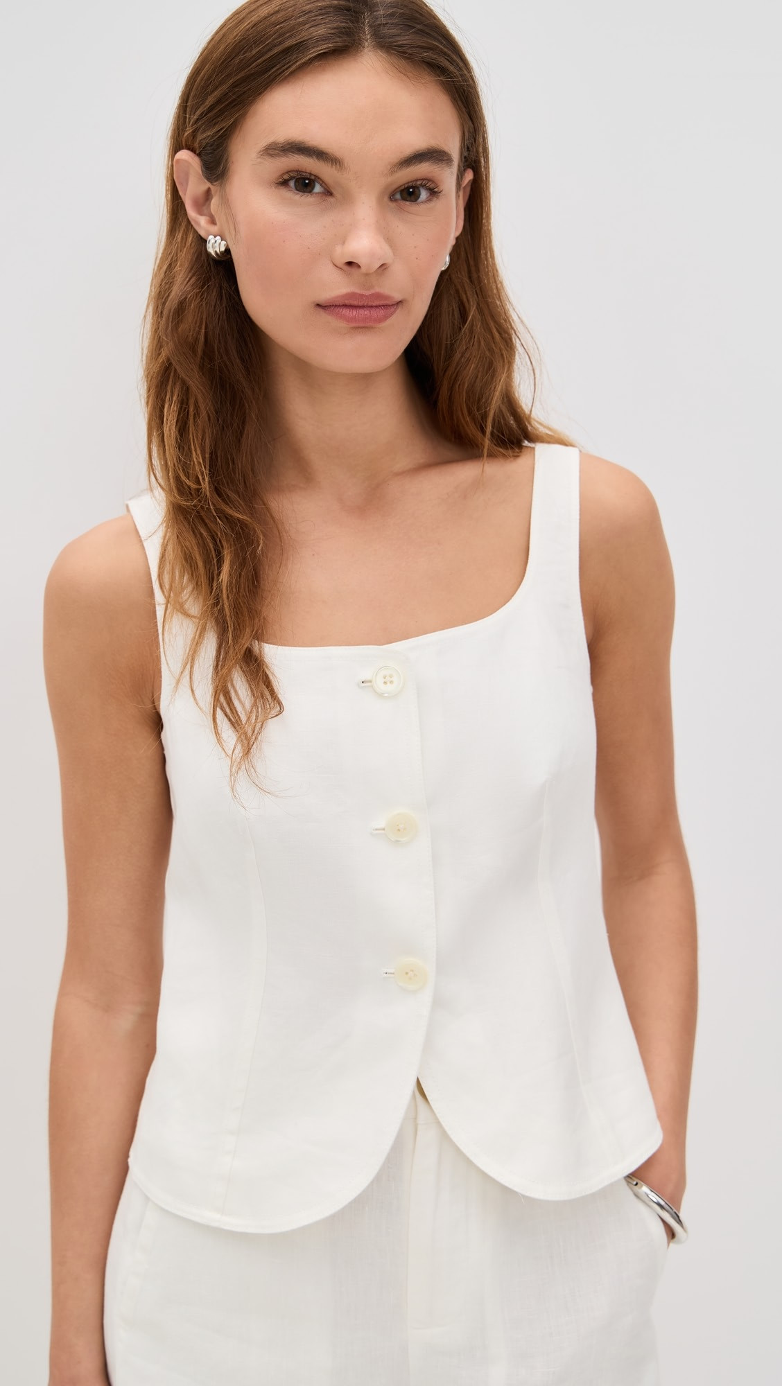 Alex Mill Luna Vest In Linen | Shopbop | Shopbop