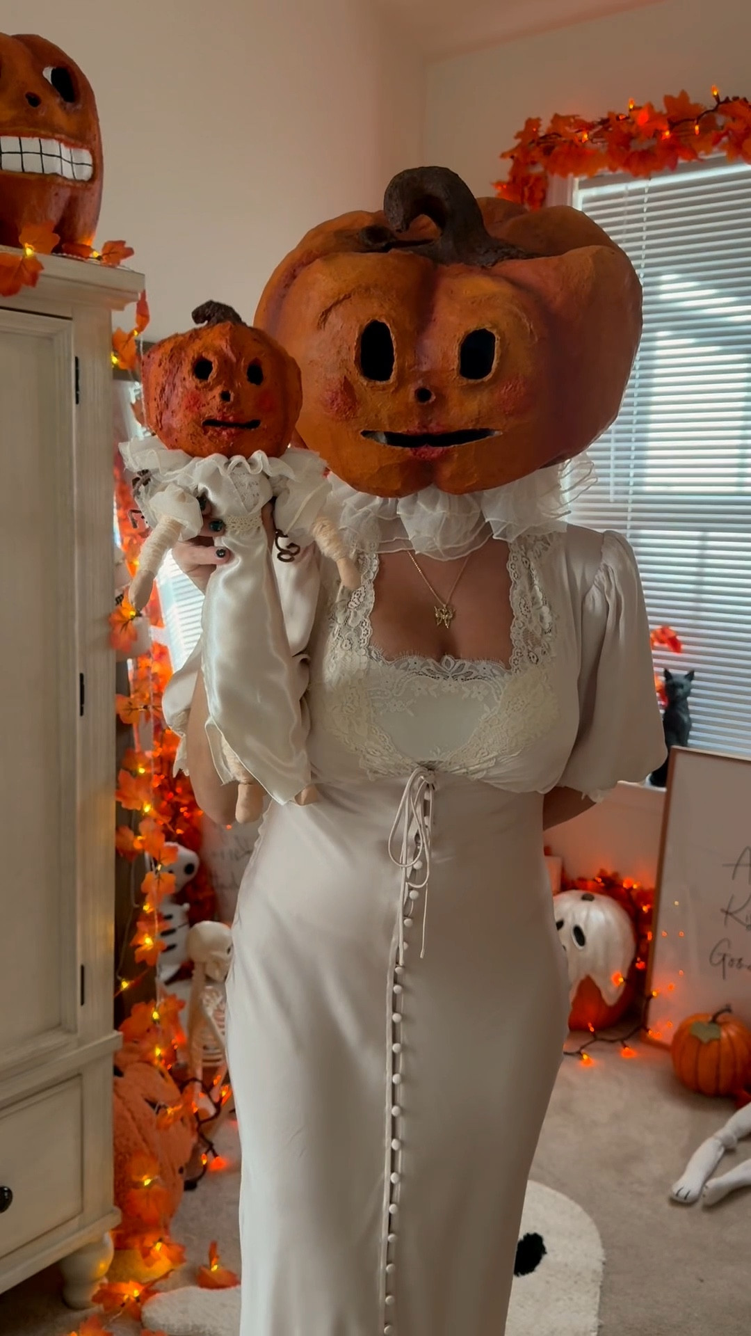 My dress + supplies 🥰✨🎃 DIY Coraline doll 

#LTKStyleTip #LTKSeasonal #LTKHalloween