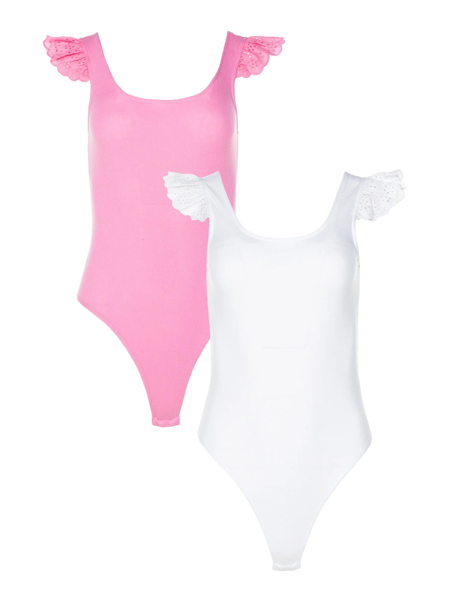 CP FLUTTER SLEEVE BODYSUIT 2-PACK | Walmart (US)