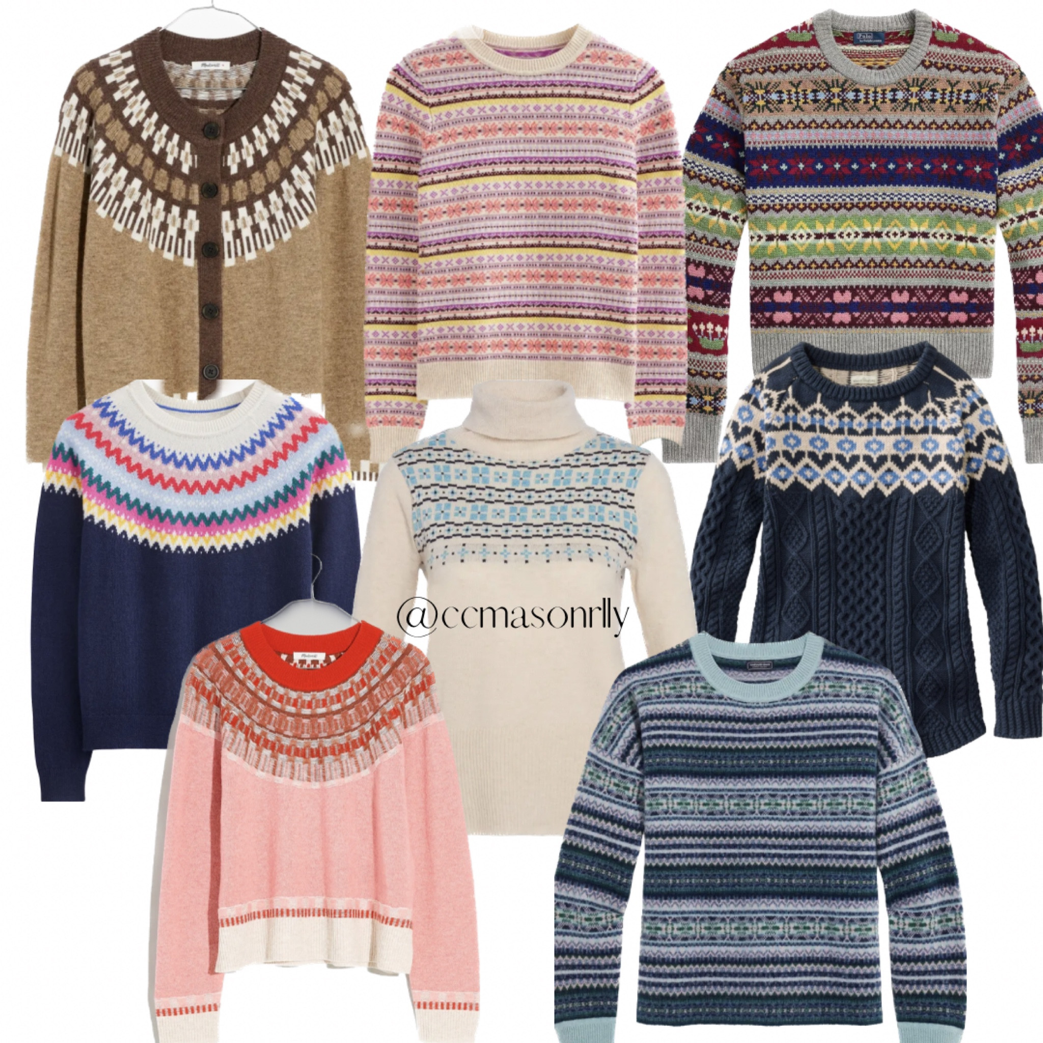 The classic Fair Isle sweater is always in style. Here are some of my favorites !

#LTKGiftGuide #LTKxMadewell #LTKstyletip