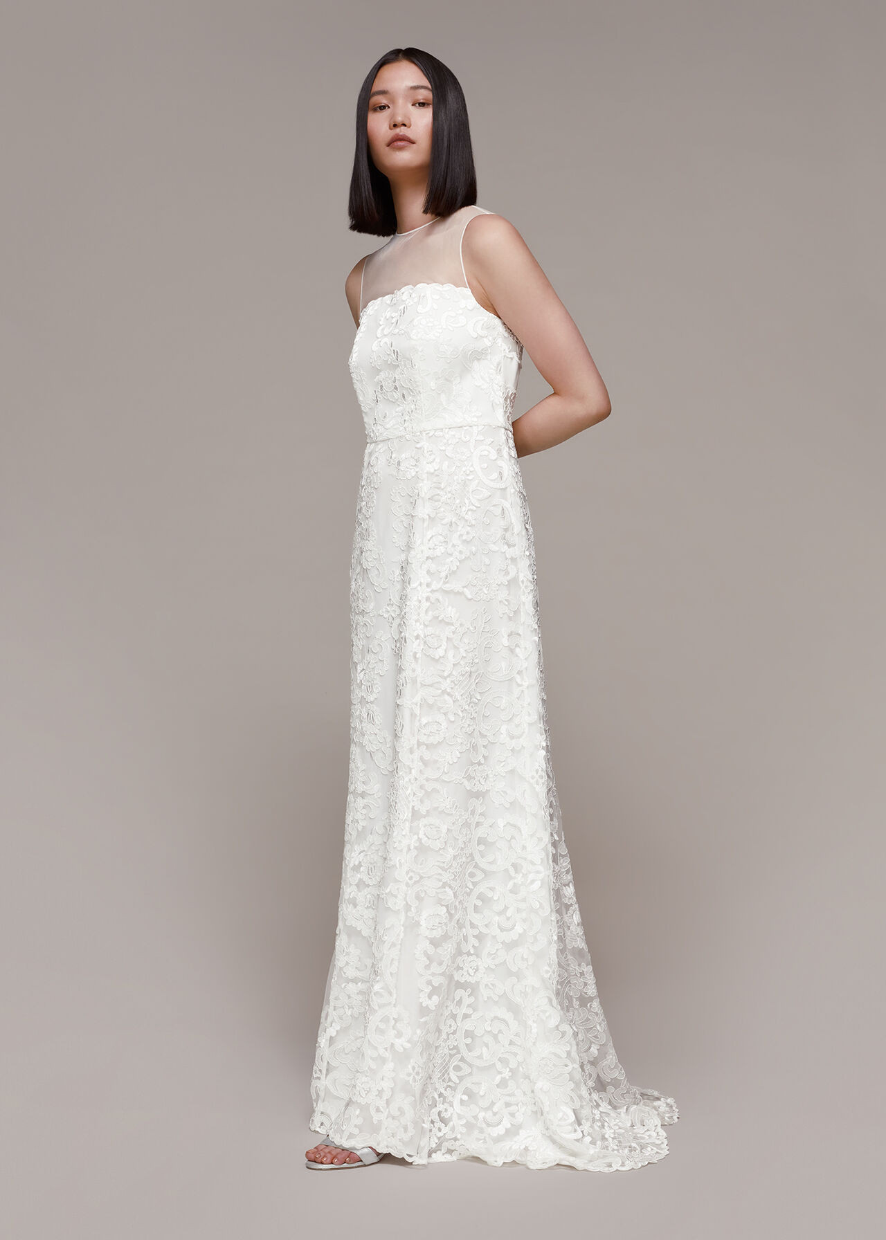 Ivory Therese Wedding Dress | WHISTLES | Whistles | Whistles