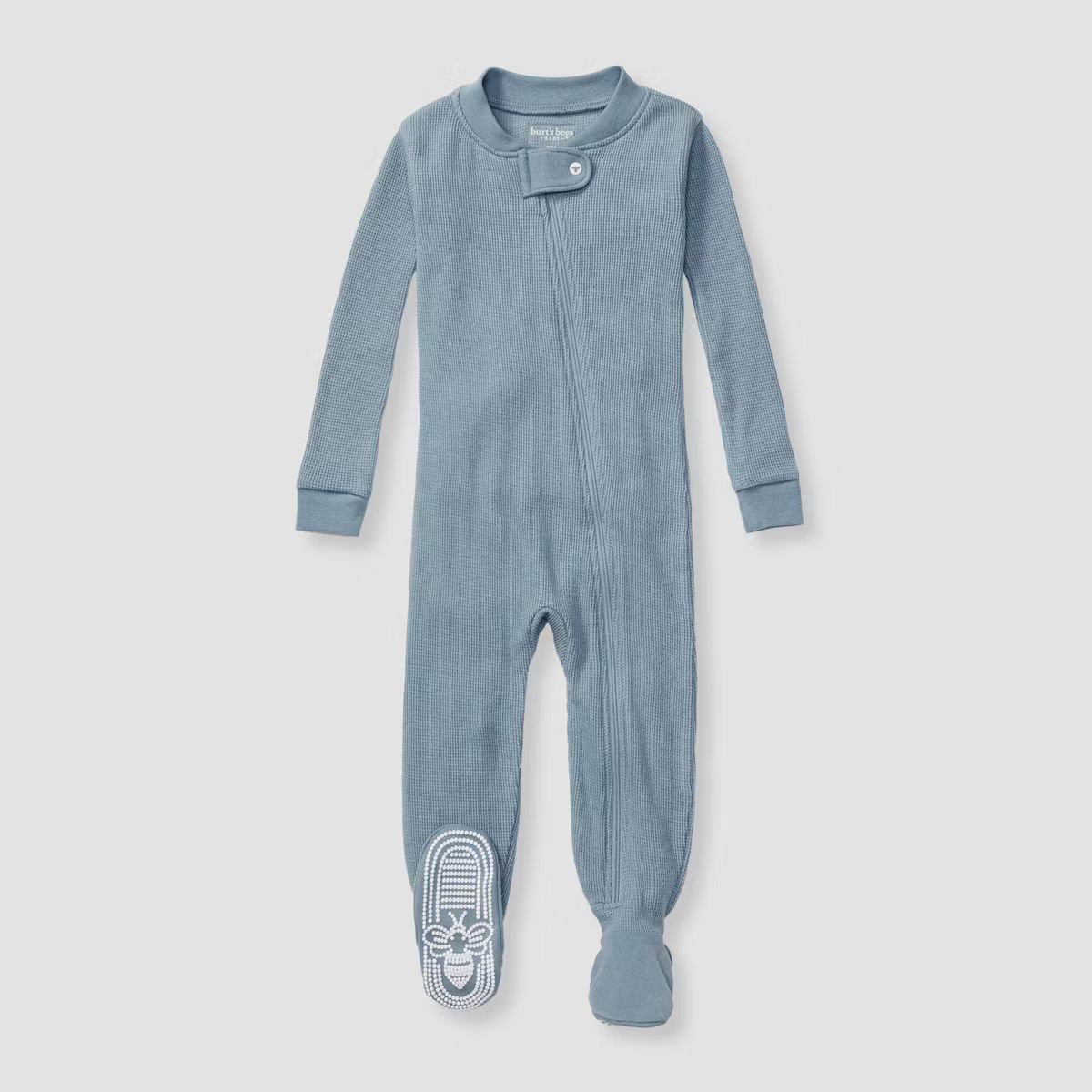 Burt's Bees Baby® Baby Snug Fit Lyocell Thermal Solid Footed Pajama | Target