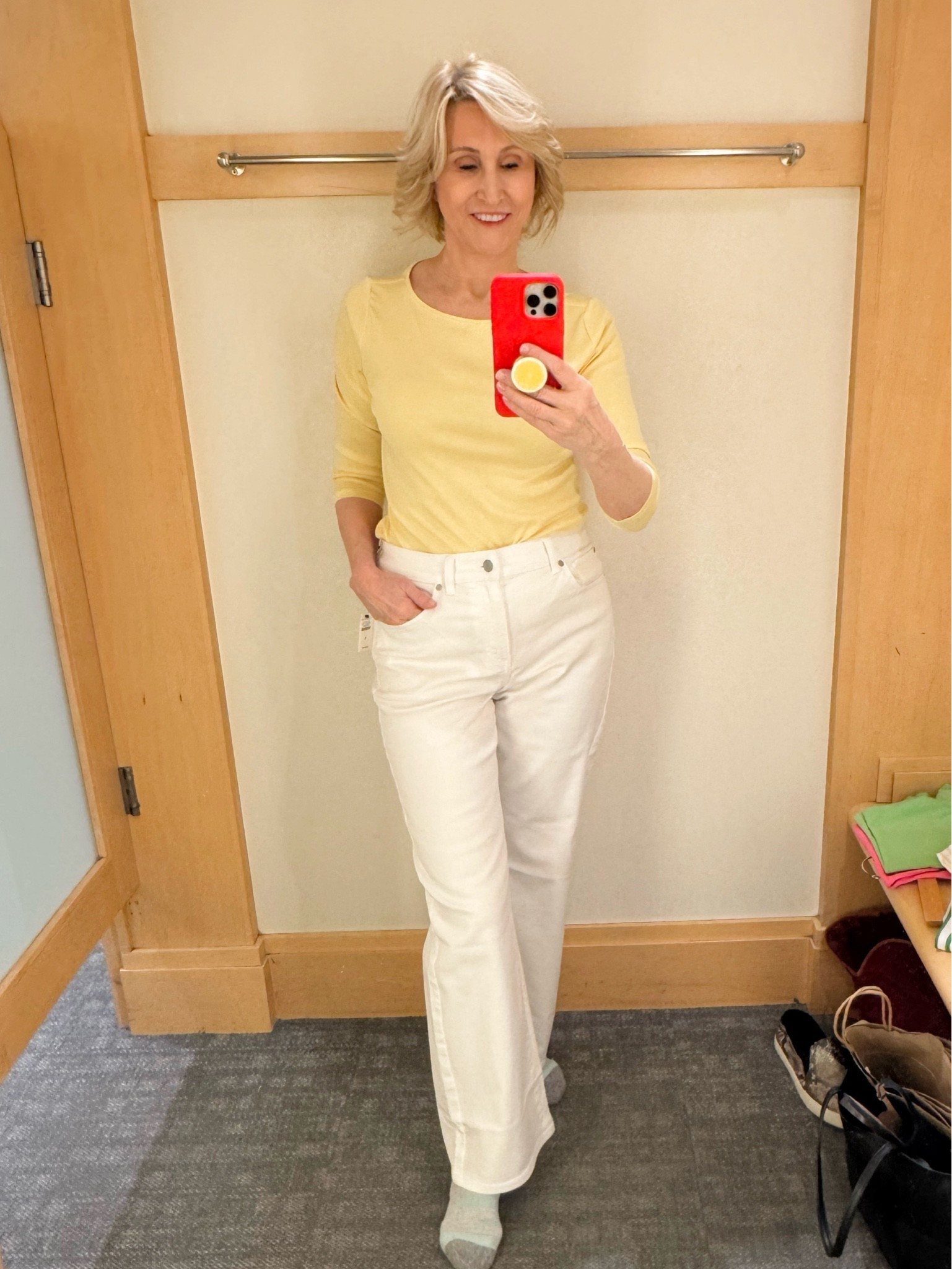 Keeping it simple but still feeling put together 🤍✨ A classic boat neck top and white trouser jeans is one of those combos that never lets me down. Clean, polished, and just effortless enough for any day of the week.

I love how this look feels a little elevated without sacrificing comfort—definitely one of those outfits you’ll reach for again and again 💁‍♀️

Sometimes the simplest pieces really do make the best outfits 🌿

#LTKootd #LTKSeasonal #LTKOver40