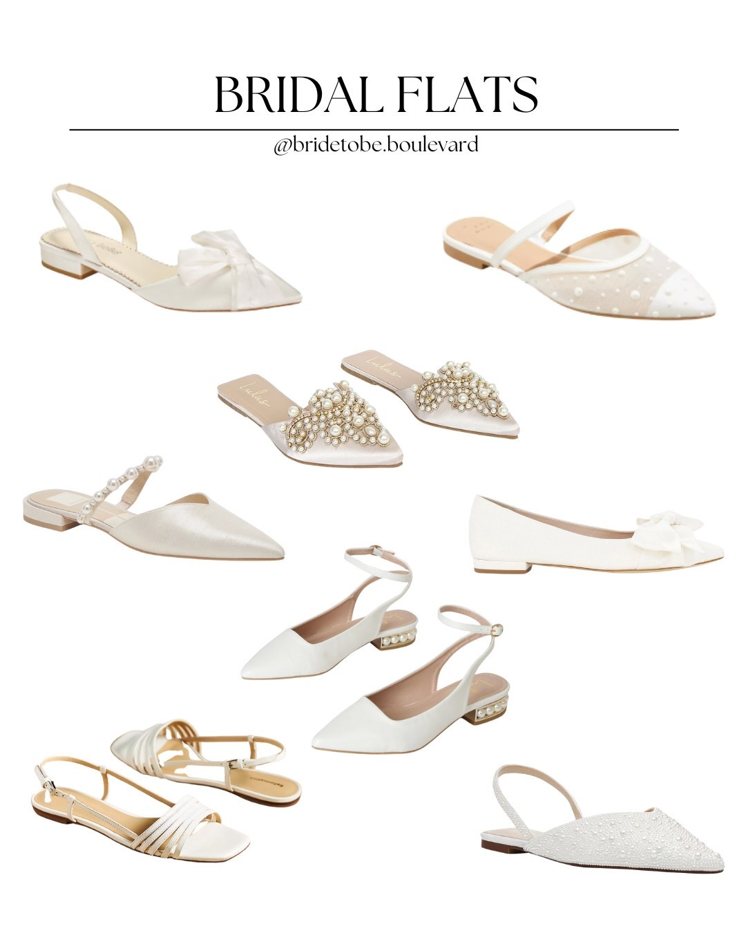💫 Chic & Comfy Bridal Flats 💫 Whether you’re walking down the aisle, dancing the night away, or heading to your bridal shower, these pearl-adorned, bow-detailed, and satin-finished flats are the perfect blend of elegance and comfort. The dreamiest finishing touch for any bridal look! ✨👡 #BridalFlats #BrideToBe #WeddingStyle #LTKBridal #BridalFashion

#LTKWedding #LTKShoeCrush #LTKParties