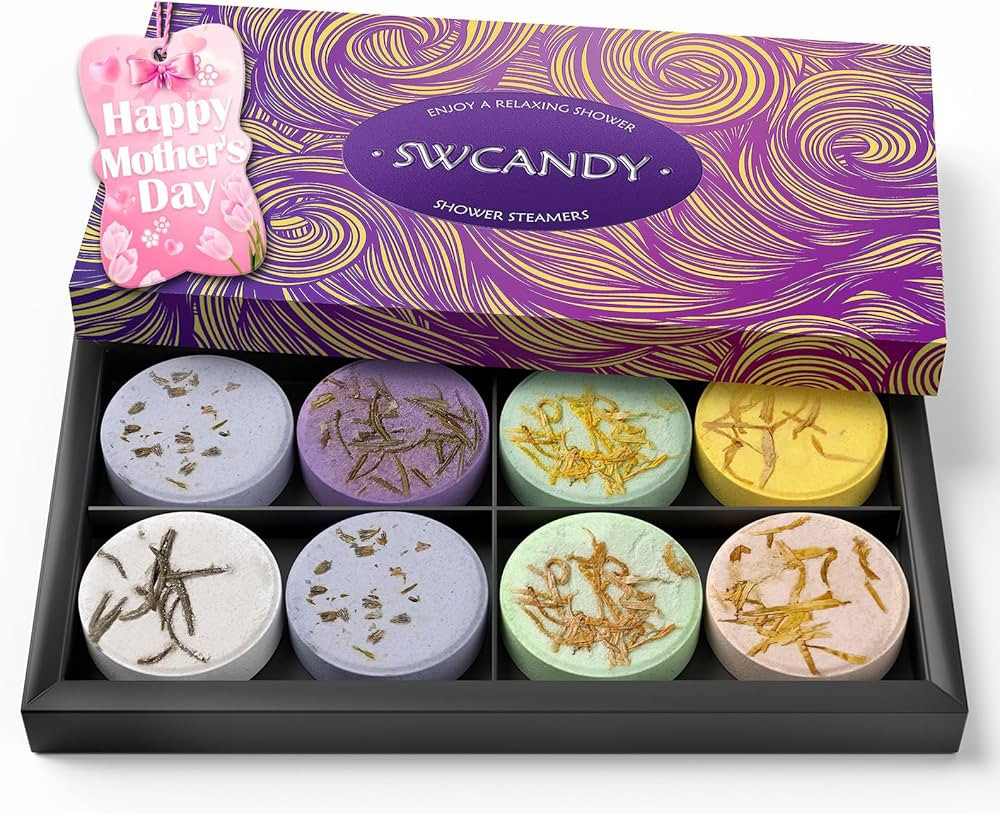 Shower Steamers Aromatherapy Birthday Gifts for Women - SWCANDY 8 Pcs Mothers Day Gifts for Mom G... | Amazon (US)
