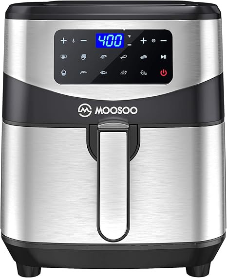 MOOSOO Air Fryer 1700W, 10-in-1 Electric Fryer with Digital Touch Screen, 7.4 QT Large Capacity, ... | Amazon (US)
