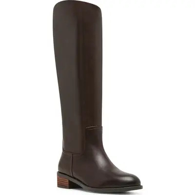 Blondo Cayley Waterproof Leather Knee High Boot in Chocolate Leather at Nordstrom, Size 11 | Nordstrom