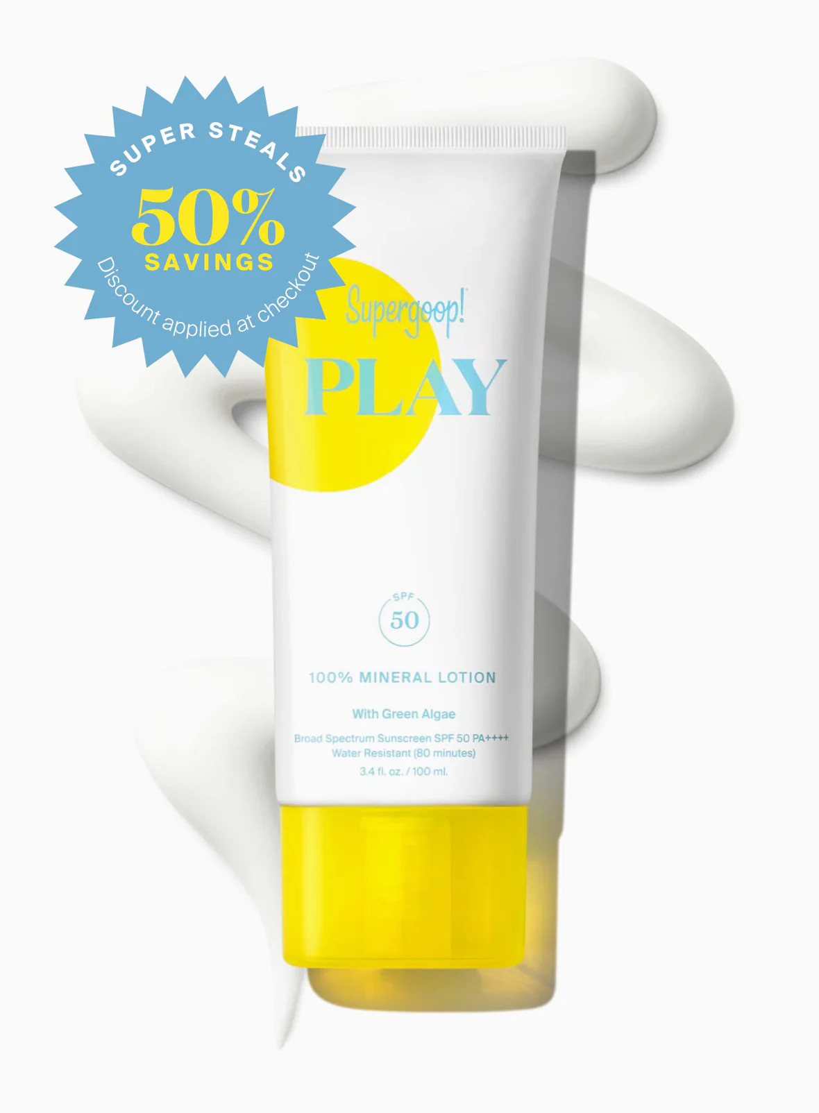 PLAY 100% Mineral Lotion SPF 50 | Supergoop