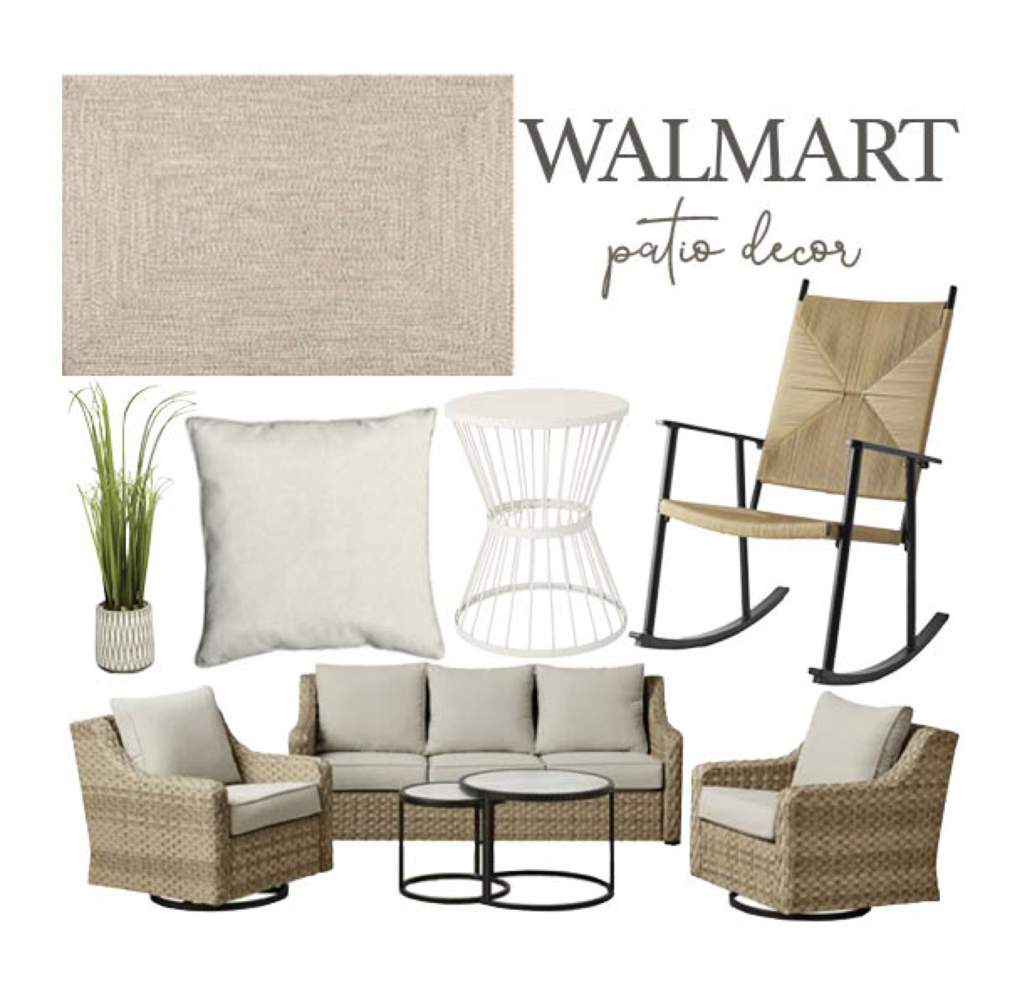 Walmart patio decor // Better Homes & Gardens conversation set // Home decor // Walmart must haves // #LTKFind // #LTKunder100 // #LTKunder50

#LTKstyletip #LTKhome #LTKSeasonal