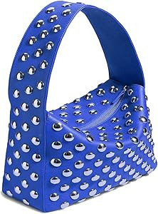 Studded Handbag for Women - Black Punk Shoulder Bag 90s 2000s Vegan Fall Fashion Trendy Purse | Amazon (US)