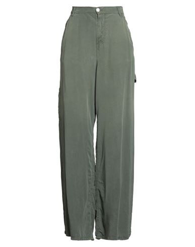 Pinko Woman Pants Military green Size 6 Lyocell | YOOX (US)
