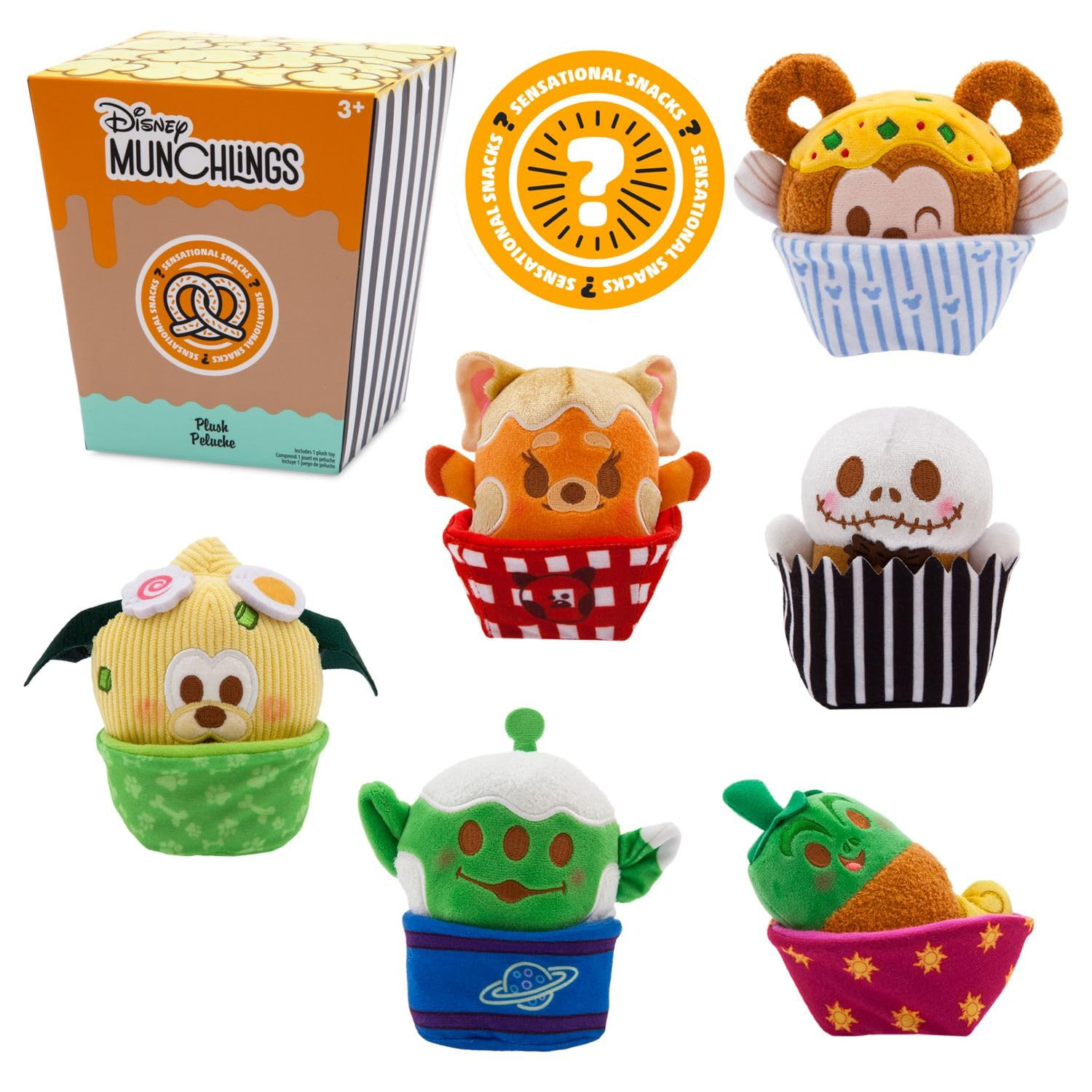 Disney Munchlings Mystery Plush – Sensational Snacks – Micro 4 3/4'' | Amazon (US)