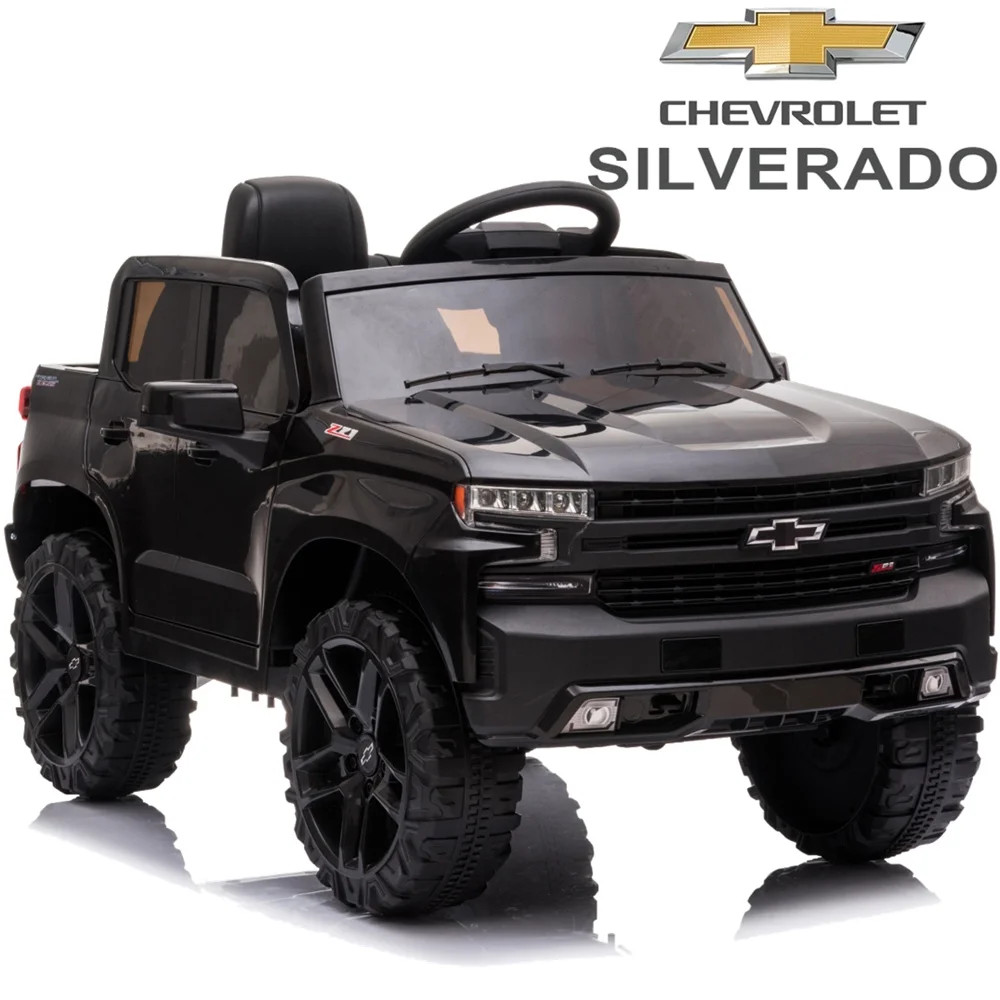 uhomepro Black 12 V Chevrolet Silverado Powered Ride-On with Remote Control | Walmart (US)