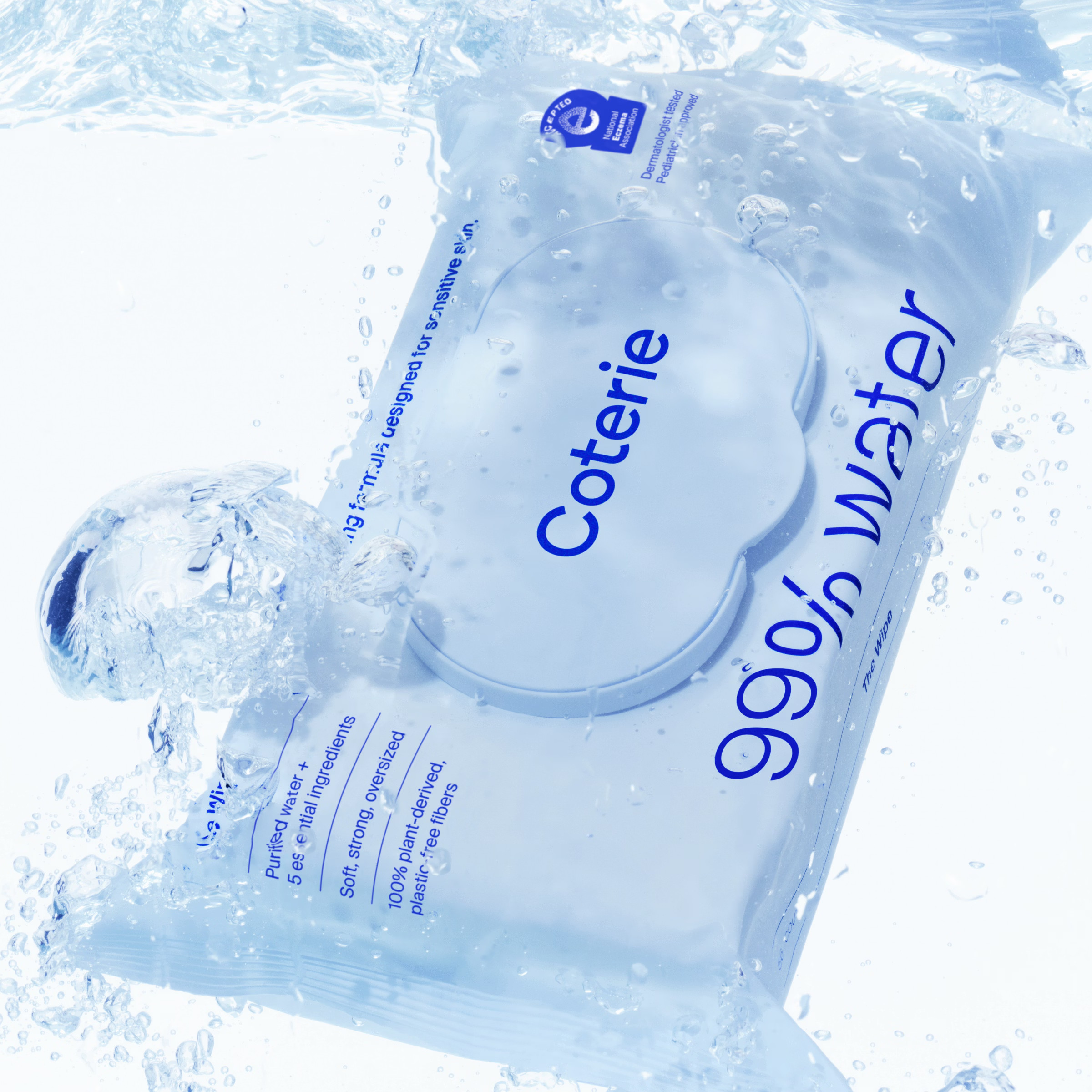 Hypoallergenic Baby Wipes | 99% Water and Plant-based Fibers | Coterie | Coterie