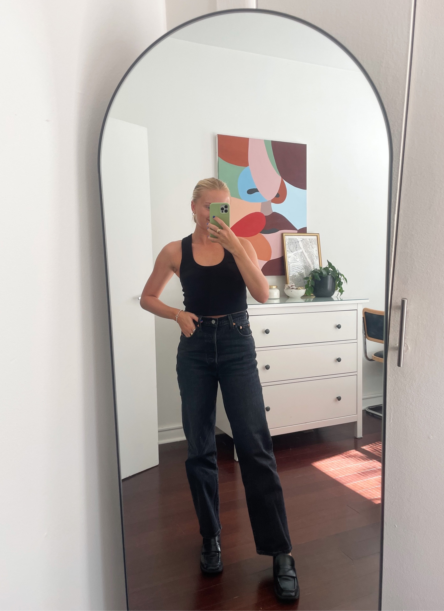 Day 2 of 30 days of fall transition outfits! Classic black tank with denim and loaders! 

#LTKunder100 #LTKSeasonal #LTKsalealert