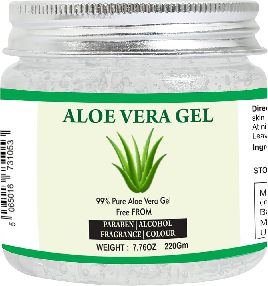 Aloe Vera Gel | 99% Pure Natural Aloe Gel | For Moisturizing Face Skin & Hair Care,Durable Moistu... | Amazon (US)