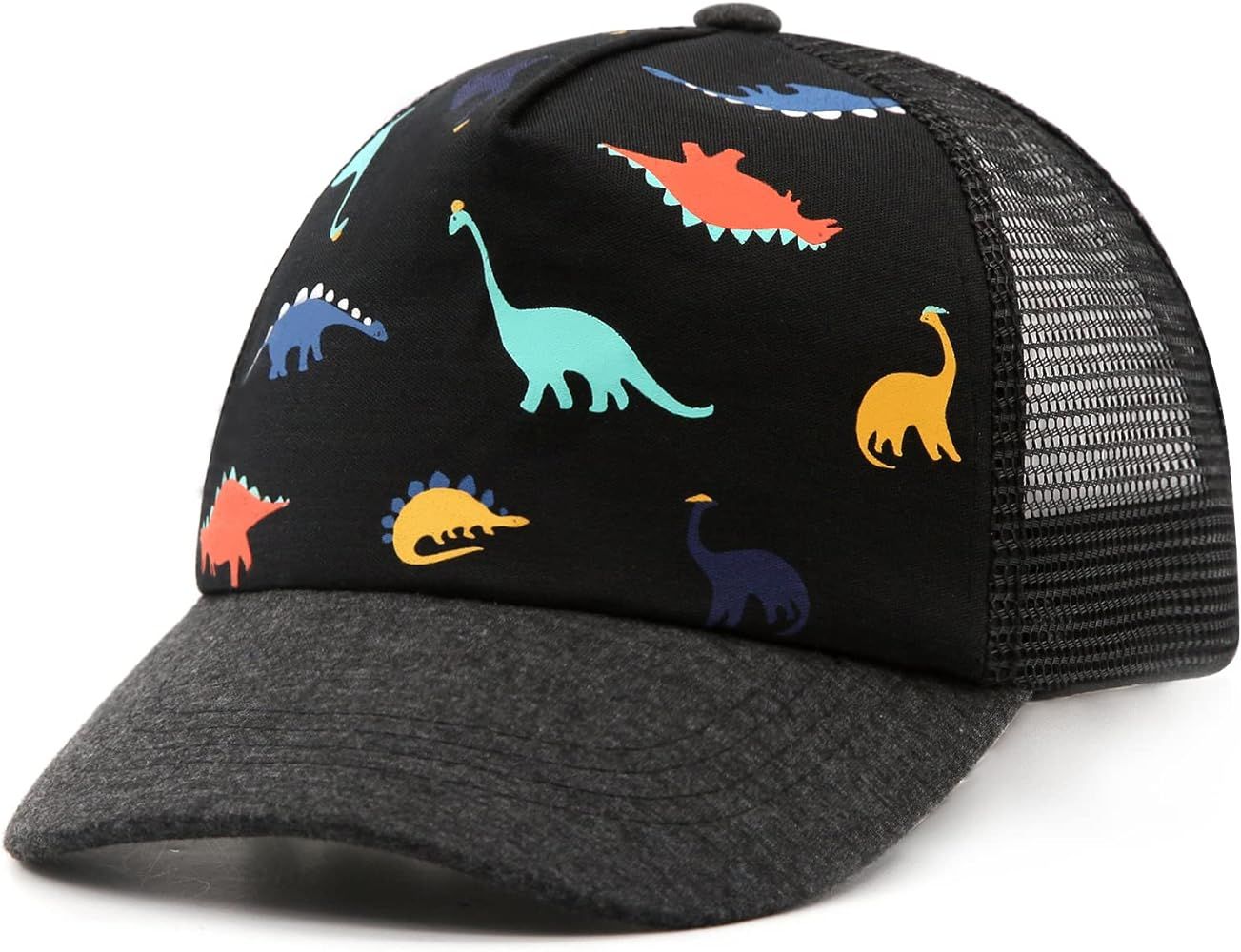 Hpegny Toddler Baseball hat Baby Cap Sun hat Printed Dinosaur Motif Kids Boys Girls Age 0-8T | Amazon (US)