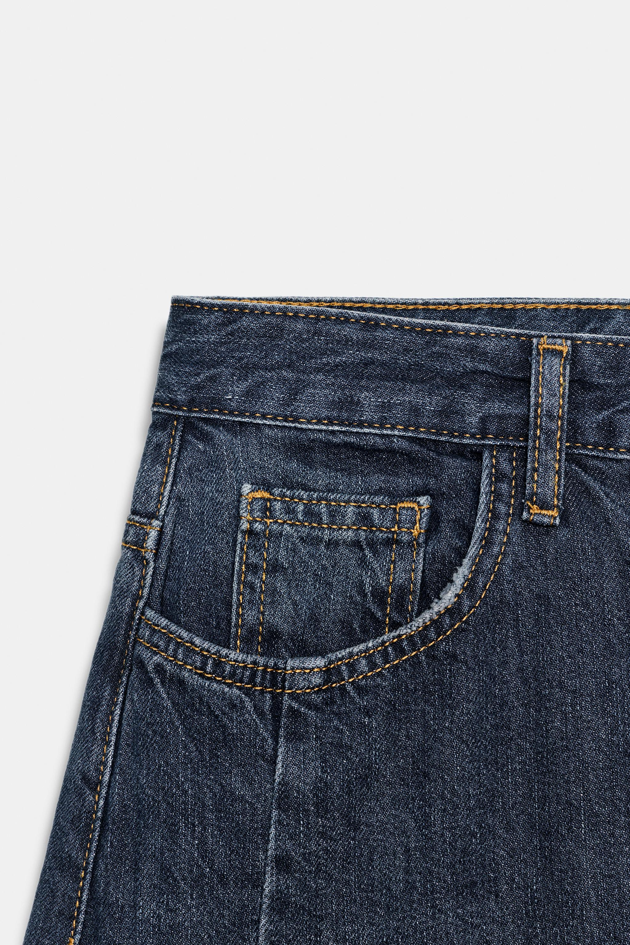 ZW COLLECTION MID-RISE BARREL JEANS | Zara US
