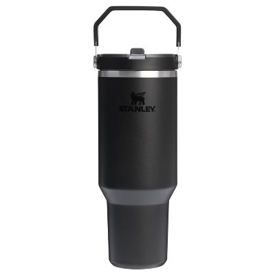 Stanley 40 oz Stainless Steel Ice Flow Flip Straw Tumbler Black 2.0 | Target