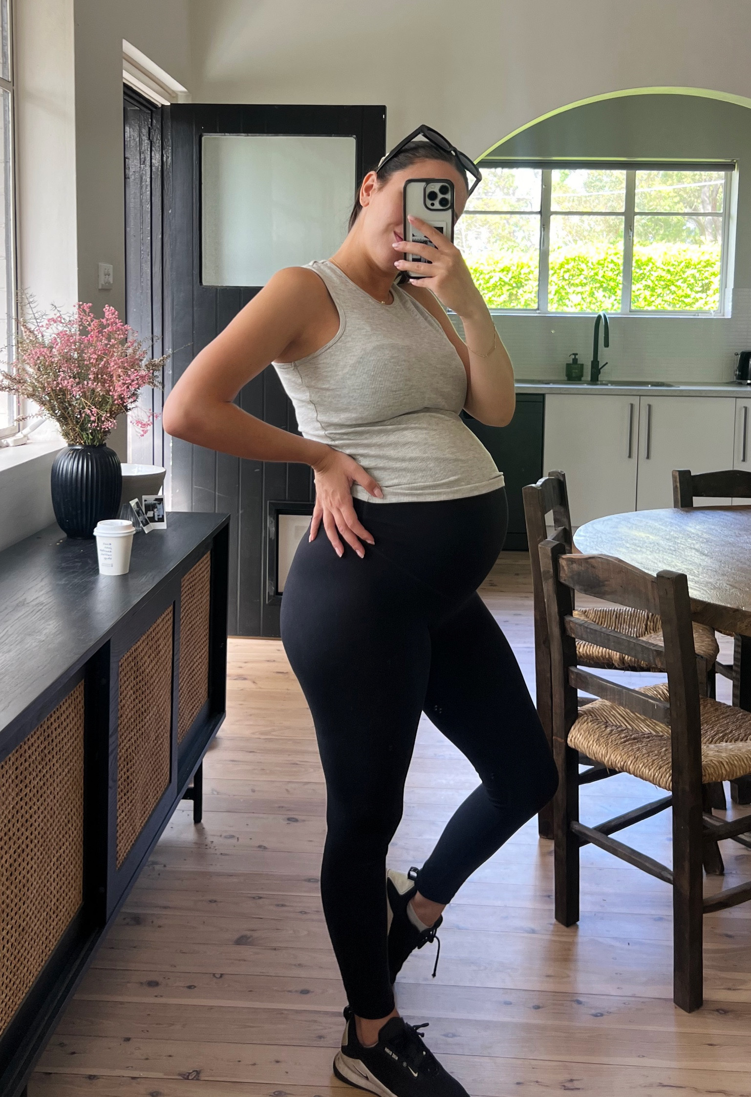 Love love these maternity leggings that I have been living in through each trimester of my pregnancy! 35 weeks and still sit comfortably over the bump 🫶🏽🏀🐣

#LTKaustralia #LTKmaternity #LTKstyletip