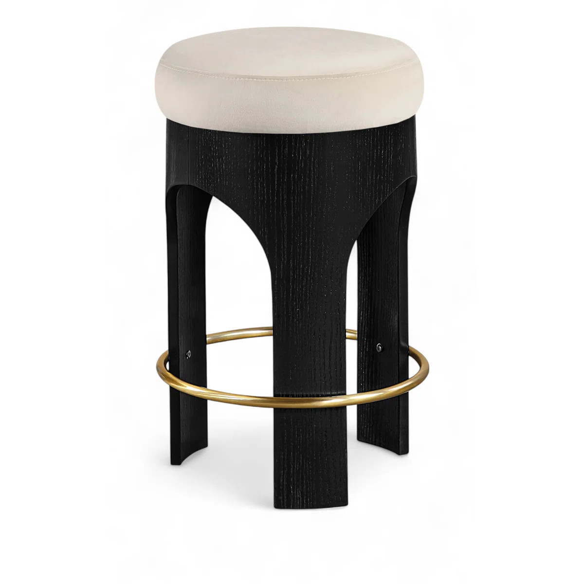 Bocceli Velvet Upholstered Counter Stool | Wayfair North America