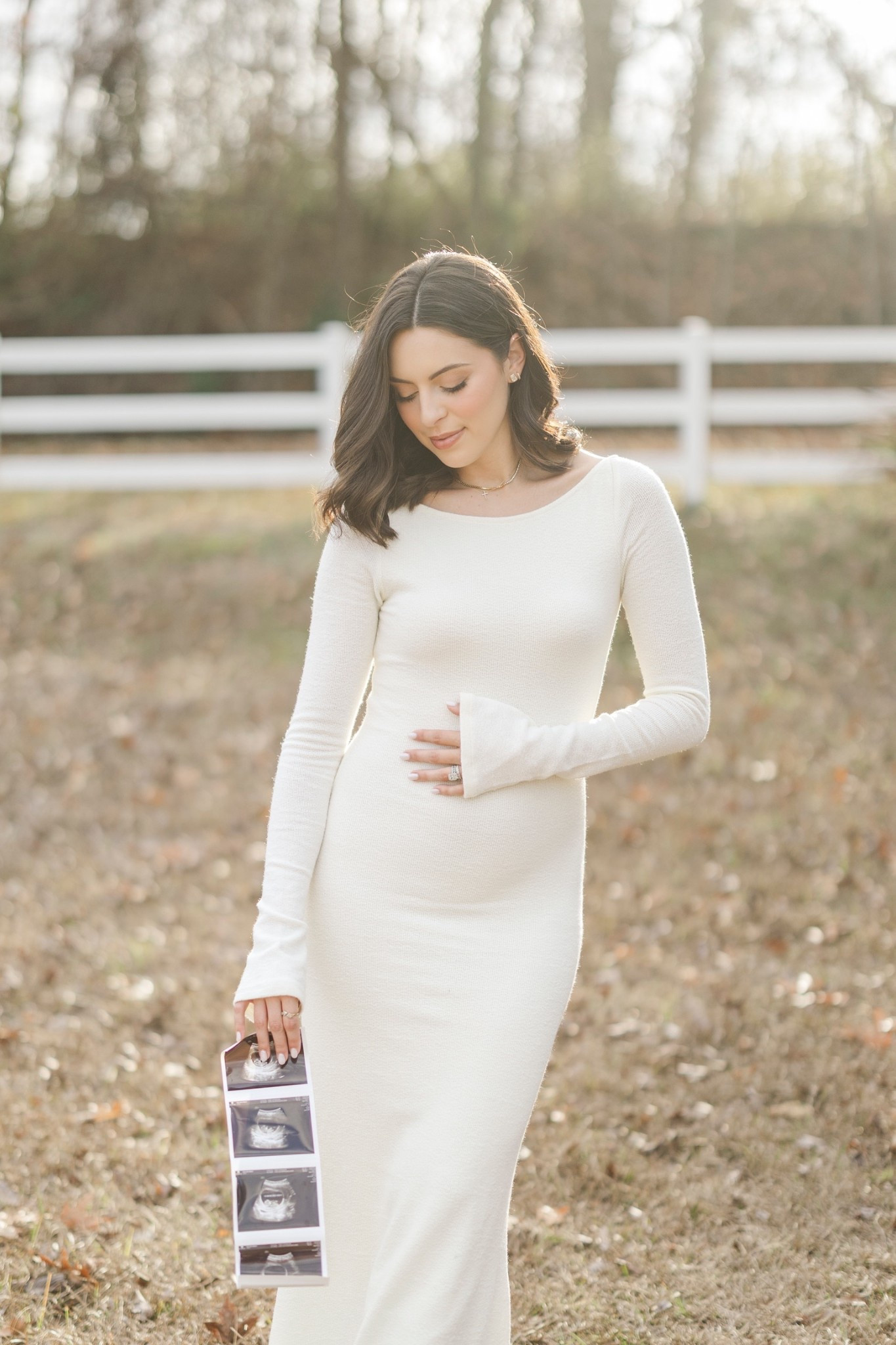 Pregnancy announcement shoot dress! Sized up to a 6 🤍