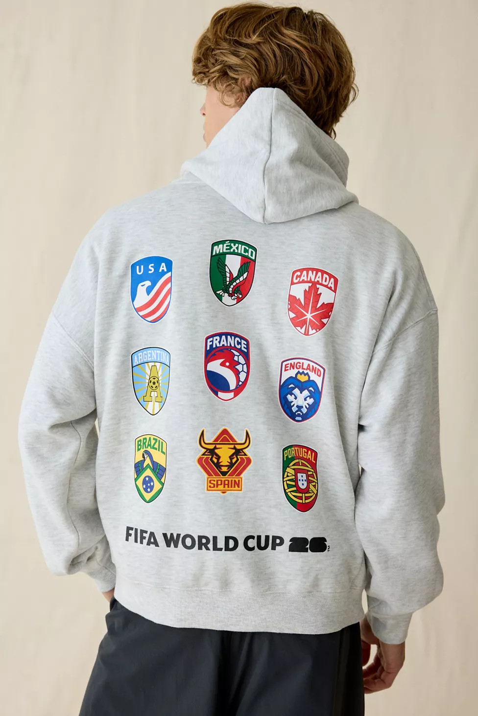 FIFA World Cup 2026™ Country Patches Hoodie Sweatshirt | Urban Outfitters (US and RoW)
