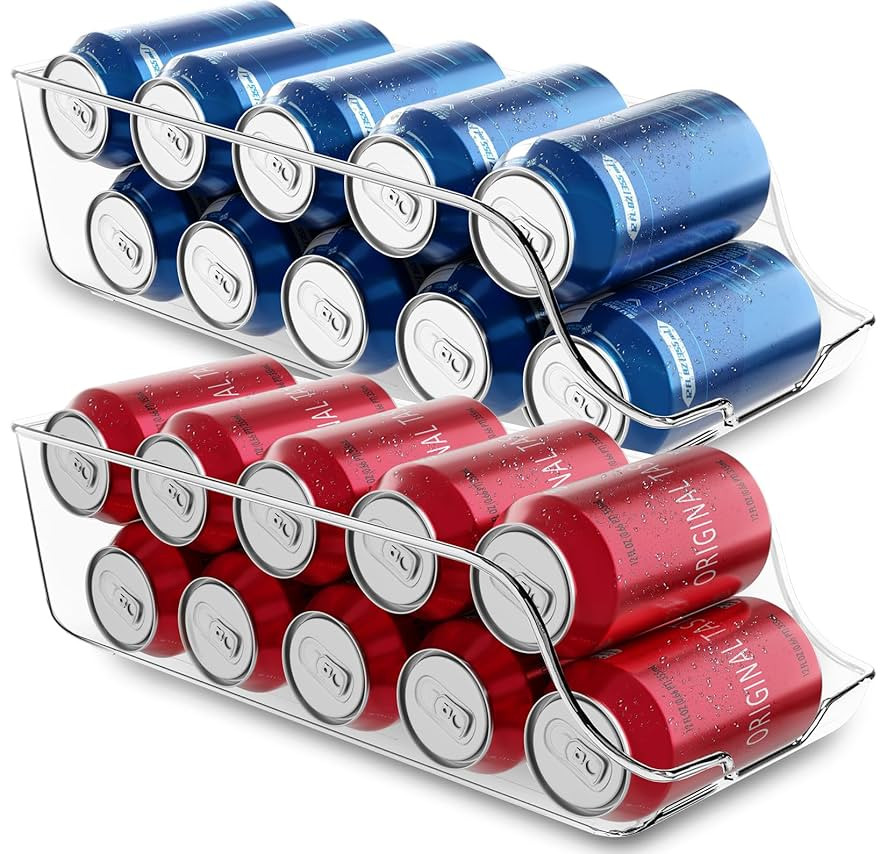 Utopia Kitchen - Soda Can Organizer For Pantry - Refrigerator or Fridge Organizer and Storage - C... | Amazon (US)