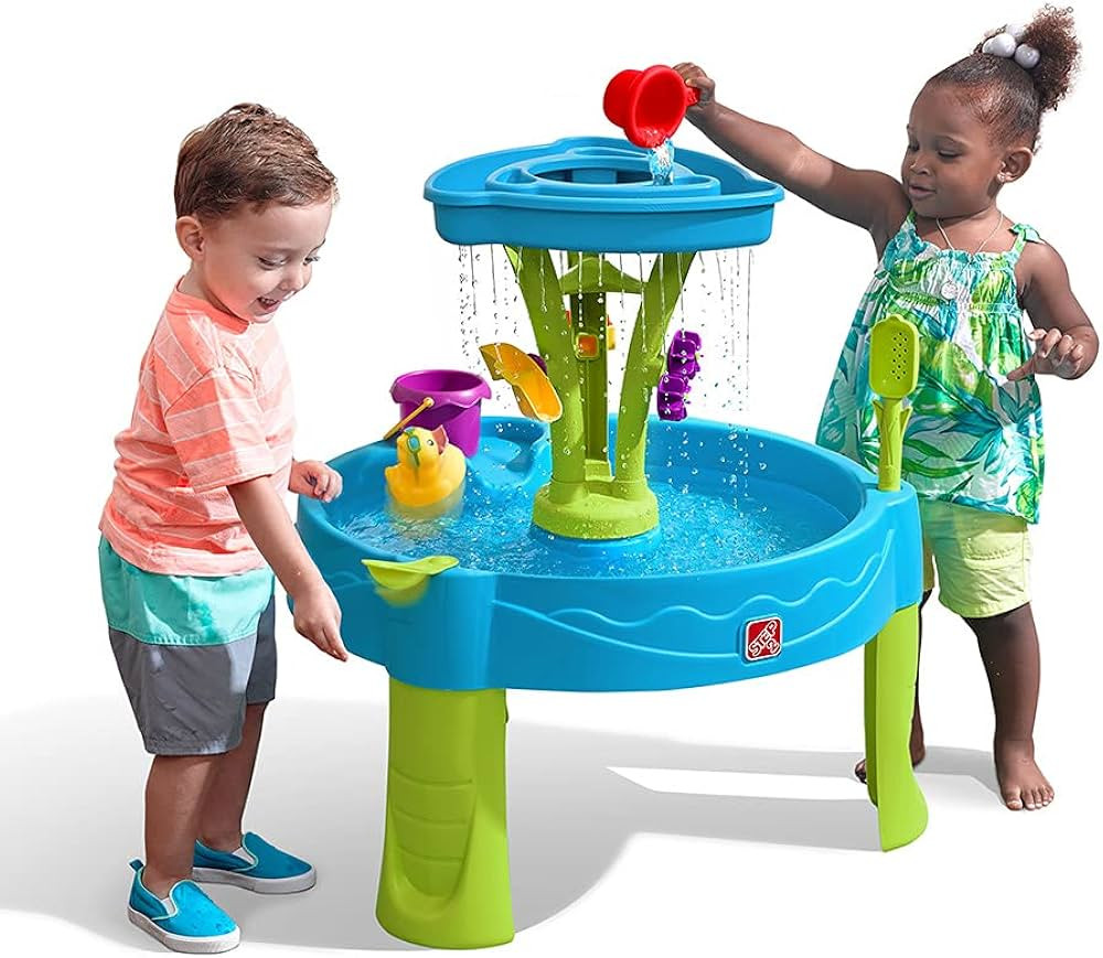 Step2 Summer Showers Splash Tower Water Table for Kids, Outdoor Kids Water Sensory Table, Ages 1.... | Amazon (US)
