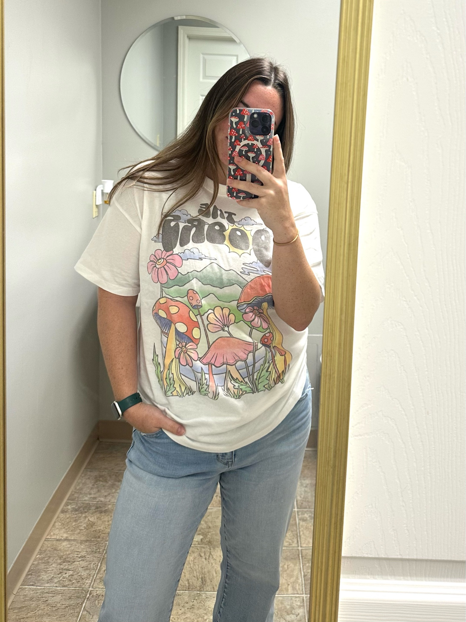 Casual Friday Fit  (clearanced out and selling fast!)
- obsessed with these vintage looking band tees! Super soft. They are an oversized fit so I downsized for tighter fit. I’m wearing the XS/S but normally I’m a L in other tops!

#LTKFindsUnder50 #LTKMidsize #LTKWorkwear
