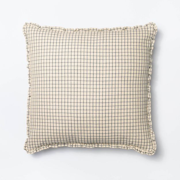 Oversized Mini Windowpane Square Throw Pillow - Threshold™ designed with Studio McGee | Target