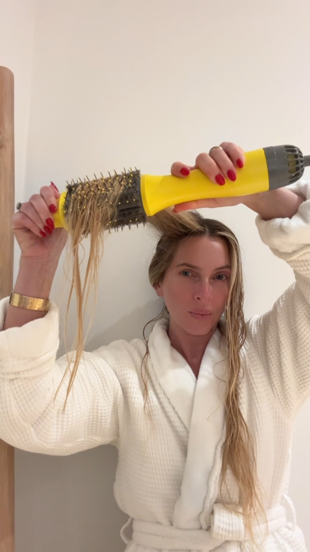 The Drybar Double Shot Blow-Dryer Brush and Color Wow Dream Coat Super Natural Spray passed the test. A quick and easy blowout for smooth and shiny hair. 

#LTKfamily #LTKbeauty #LTKstyletip