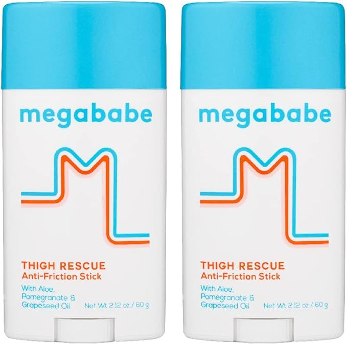Amazon.com: Megababe Thigh Rescue Anti-Chafe Stick 2.12oz - 2 Pack : Beauty & Personal Care | Amazon (US)