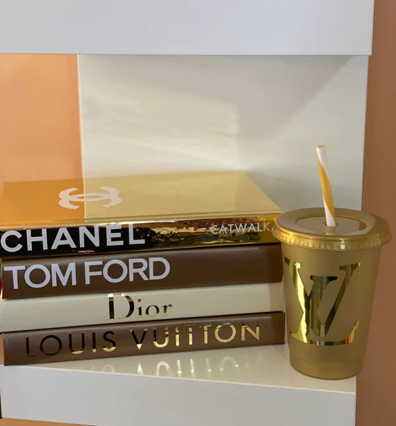 Luxury Stacked Books Home Decor | Fashion Designer Decorative Books | Fashion Book Stacks | Luxur... | Etsy (US)